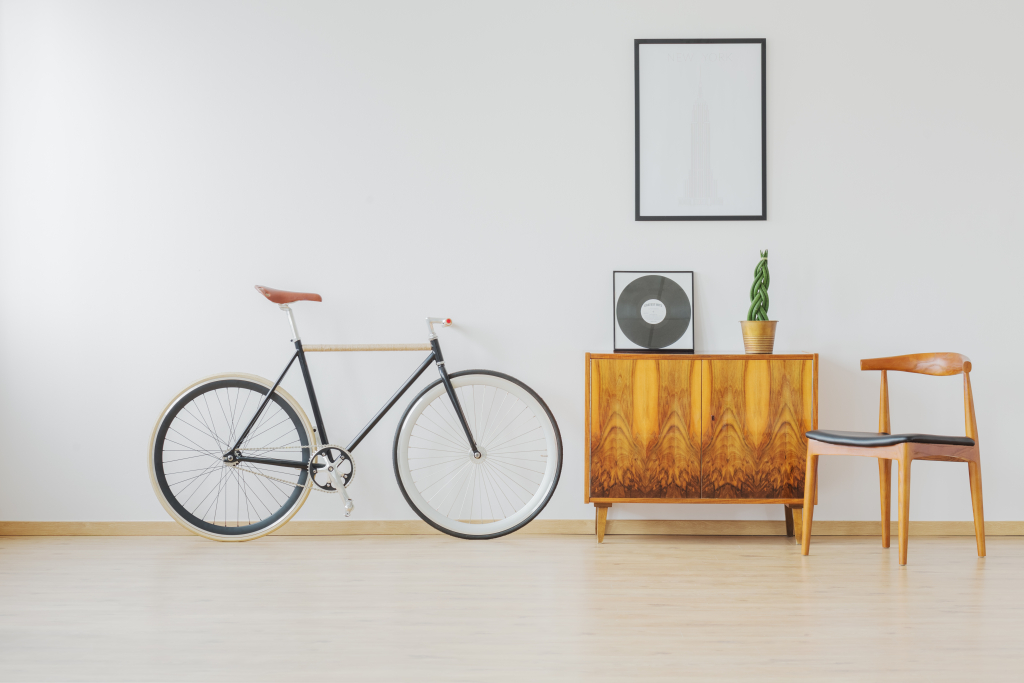 Vintage furniture in the loft