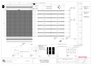 Lath Installation แบบไม่สอดเหล็ก