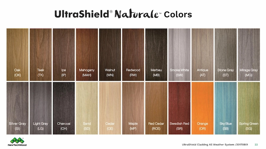 ไม้เทียมมีสีให้เลือกถึง 22 สี