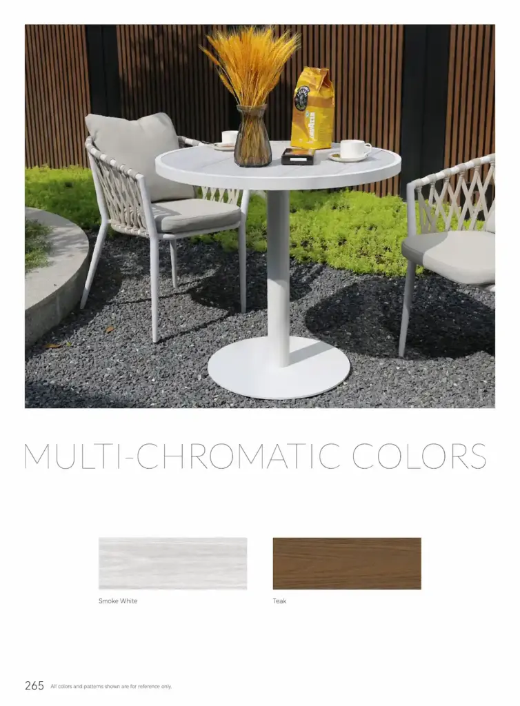 สีและพื้นผิวของเฟอร์นิเจอร์ NewTechWood