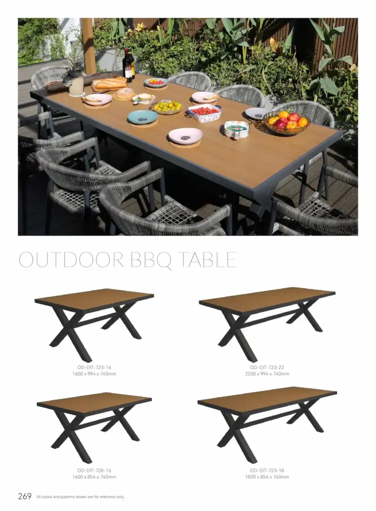 โต๊ะ Outdoor BBQ Table NewTechWood สำหรับรับประทานอาหารในสวน