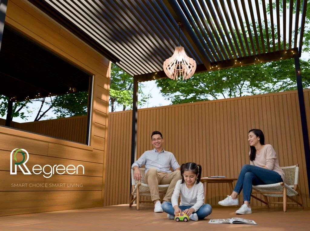 Regreen ไม้เทียม WPC เคลือบผิวพิเศษ ที่คุ้มค่า สำหรับใช้งานภายนอกโดยเฉพาะ อายุการใช้งานยาวนาน