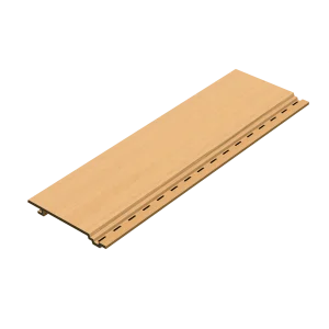 ฝ้าผนังไม้เทียมภายนอก K.S. WOOD รุ่น Regreen เคลือบผิวพิเศษ แบบแผ่นเรียบ