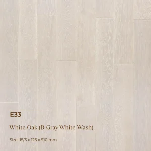 White Oak (B-Gray White Wash)