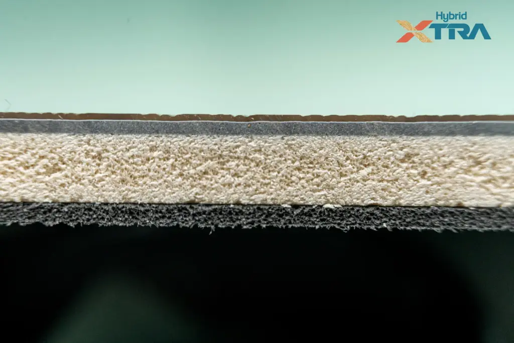 รูปโคลสอัปแกนกลางของ Hybrid XTRA รอถ่าย*** ALT: พื้นไม้เทียม WPC สำหรับติดตั้งภายใน Hybrid XTRA by K.S. WOOD แกนกลาง WPC น้ำหนักเบา กันปลวก และ แกนน้ำ 100%