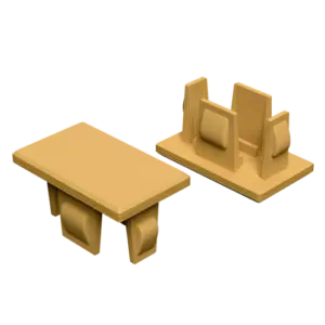 SOCIO ตัวปิดหัวท้ายไม้ระแนงขนาด 1x2 TEAK